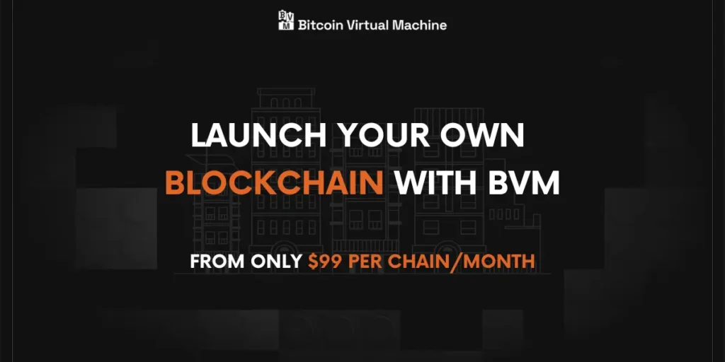 launch your own blockchain with BVM